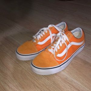 | Vans | Orange skate shoes